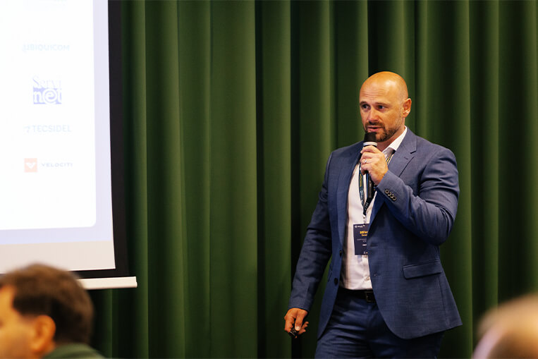 Milan Šimek en el Sewio Summit de Praga 2023